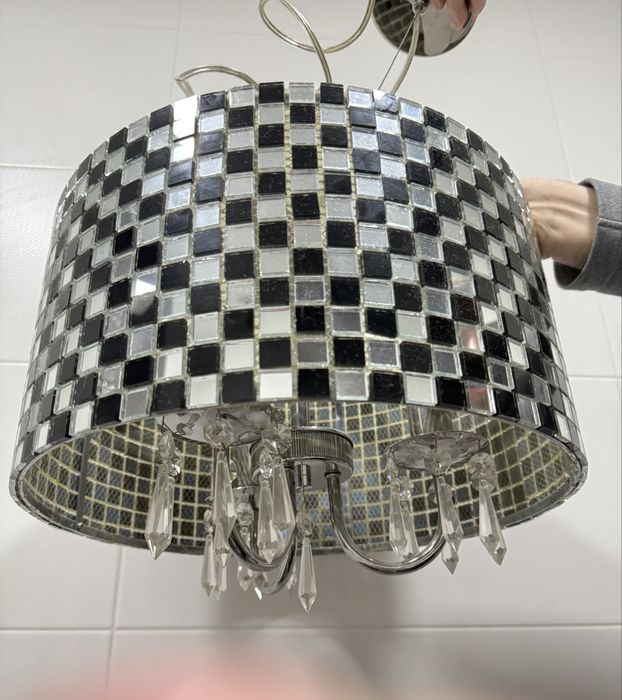 Розкішна люстра  мозаїка,скло