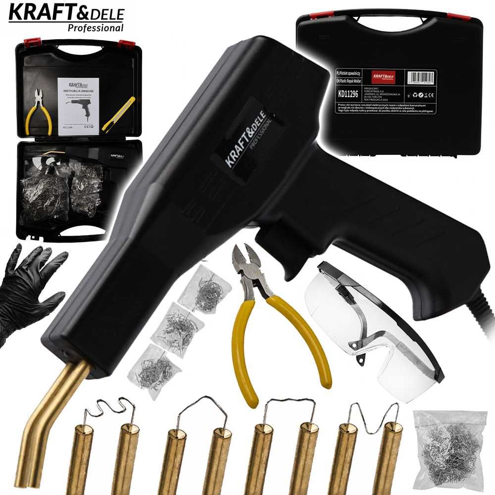 KRAFT&DELE Spawarka Zgrzewarka Do Plastiku 100w + Akcesoria KD11296