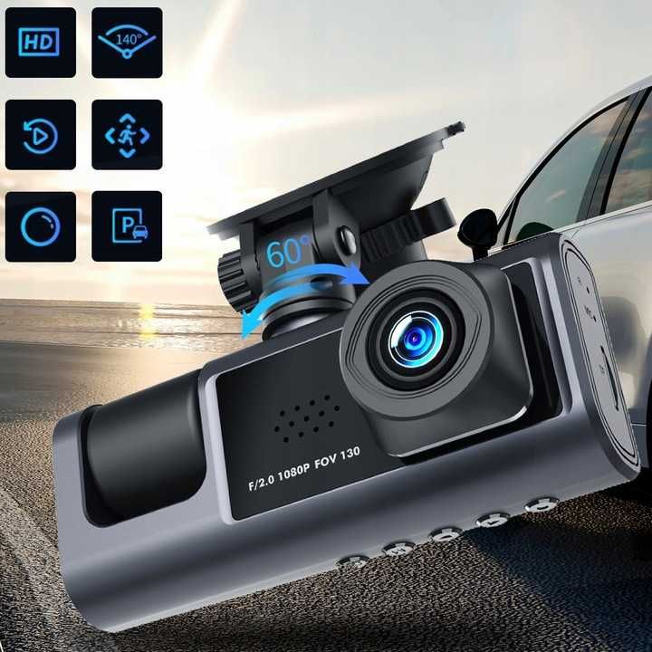 XO Kamera Samochodowa XJ03 Wideorejestrator Przód Tył FullHD Sklep Wwa