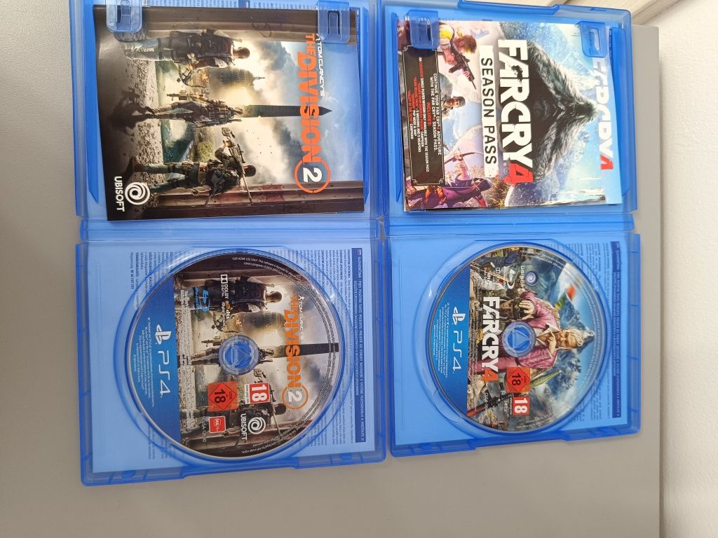 Gry PS4: Call of Duty WW2, Watch_ Dogs, Farcry4, The Division2
