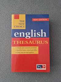English thesaurus słownik wyrazów bliskoznacznych