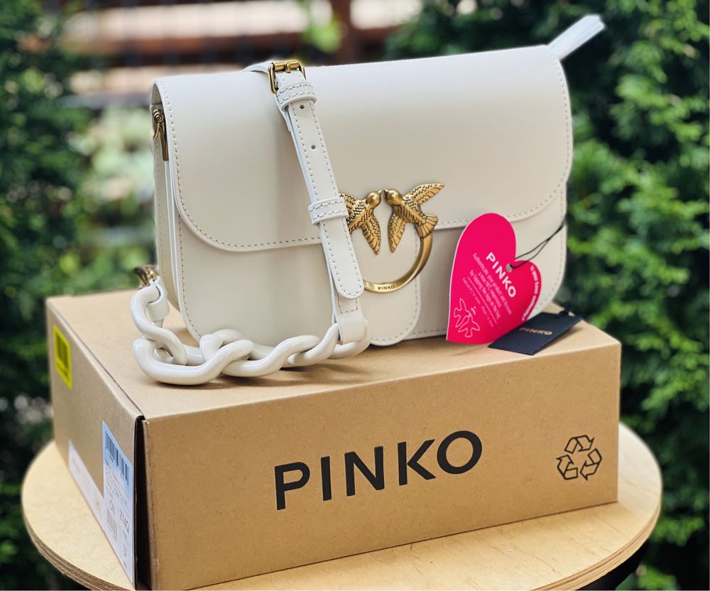 Pinko love bell simply avorio / kremowa