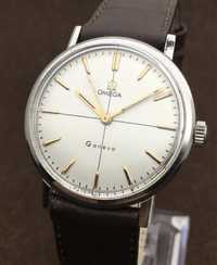 Omega Genève, cross dial,vintage,cal 601, homem, caixas aço , anos 60