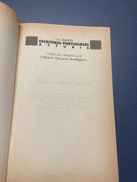 Um Amor Feliz romance antigo de David Mourão-Ferreira
