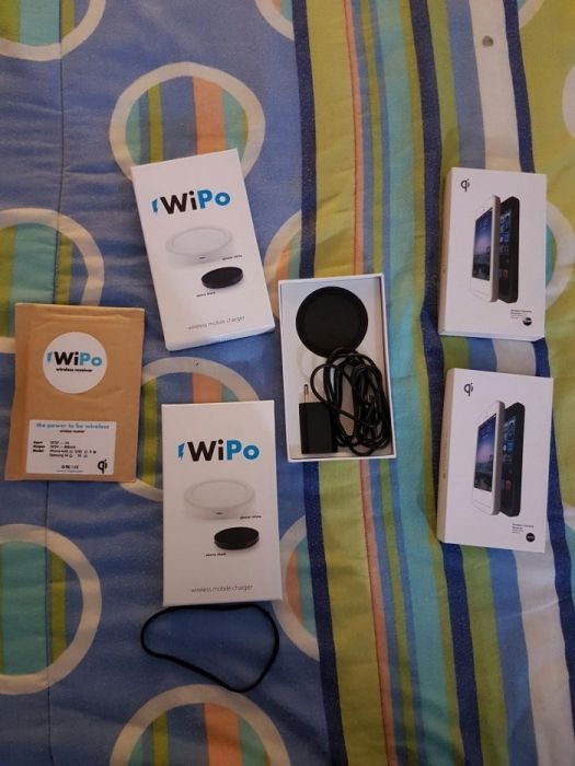 Wireless mobile charger Wipo para todas as marcas de telemoveis