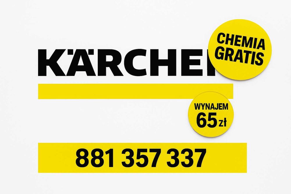 Wynajem Karcher Puzzi 10/1 +gratis! odkurzacz piorący pranie tapicerki