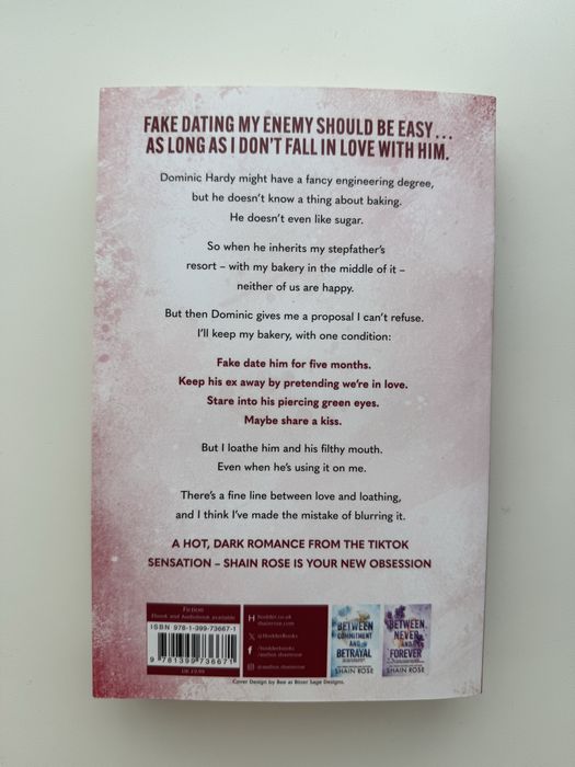 Книга нова “Between Love and Loathing” Shain Rose