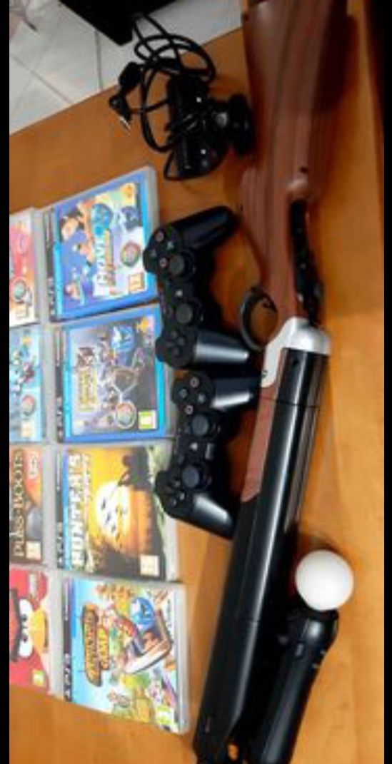 PS3 playstation 3 com jogos e acessorios