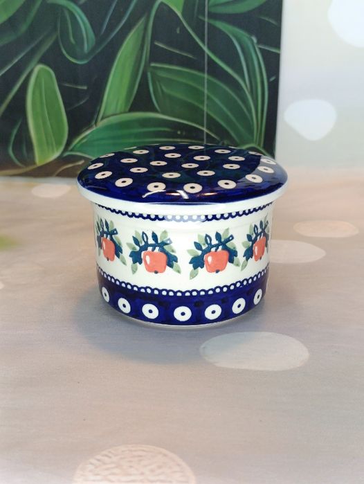 Maselniczka hermetyczna wodna dzwonkowa ceramika Bolesławiec