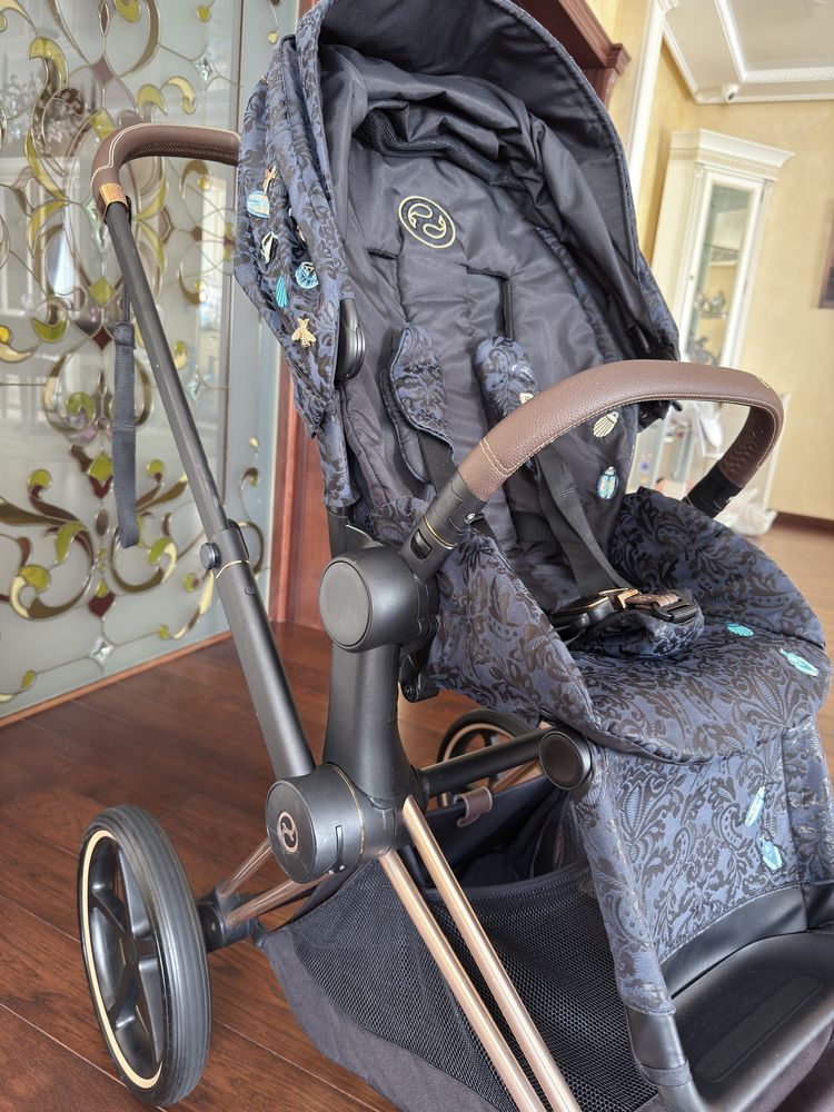 Коляска Cybex Priam JEWELS OF NATURE Frame Rose Gold 2in1