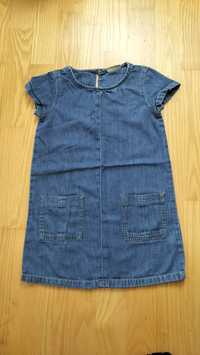 Sukienka jeansowa r.116