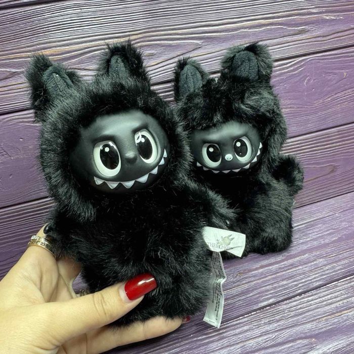 Унікальна‼️Labubu‼️ ЧОРНА іграшка брелок лабубу.Лімітована сірий. ОПТ