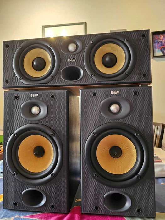 Colunas B&W 601-S2 + CC6-S2