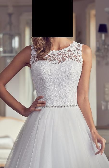 Piękna Suknia Sukienka Ślubna Emmi Mariage Exclusive Ofelia 34 XS
