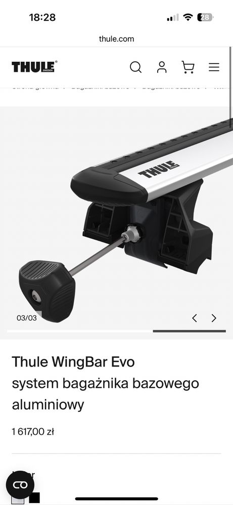 Thule WingBar Evo