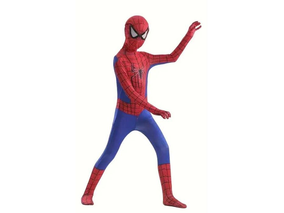 Strój superbohater Przebranie Spider-man Bal Karnawałowy 125-135