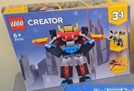 Lego Creator 3w1 zestaw 31124 + autko Nex Policja