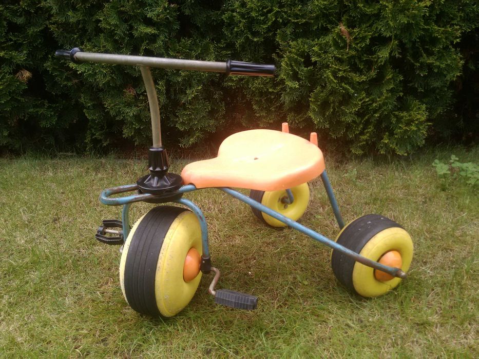 stary rowerek PRL dziecięcy trójkołowy Polska OMEGA rower retro azak