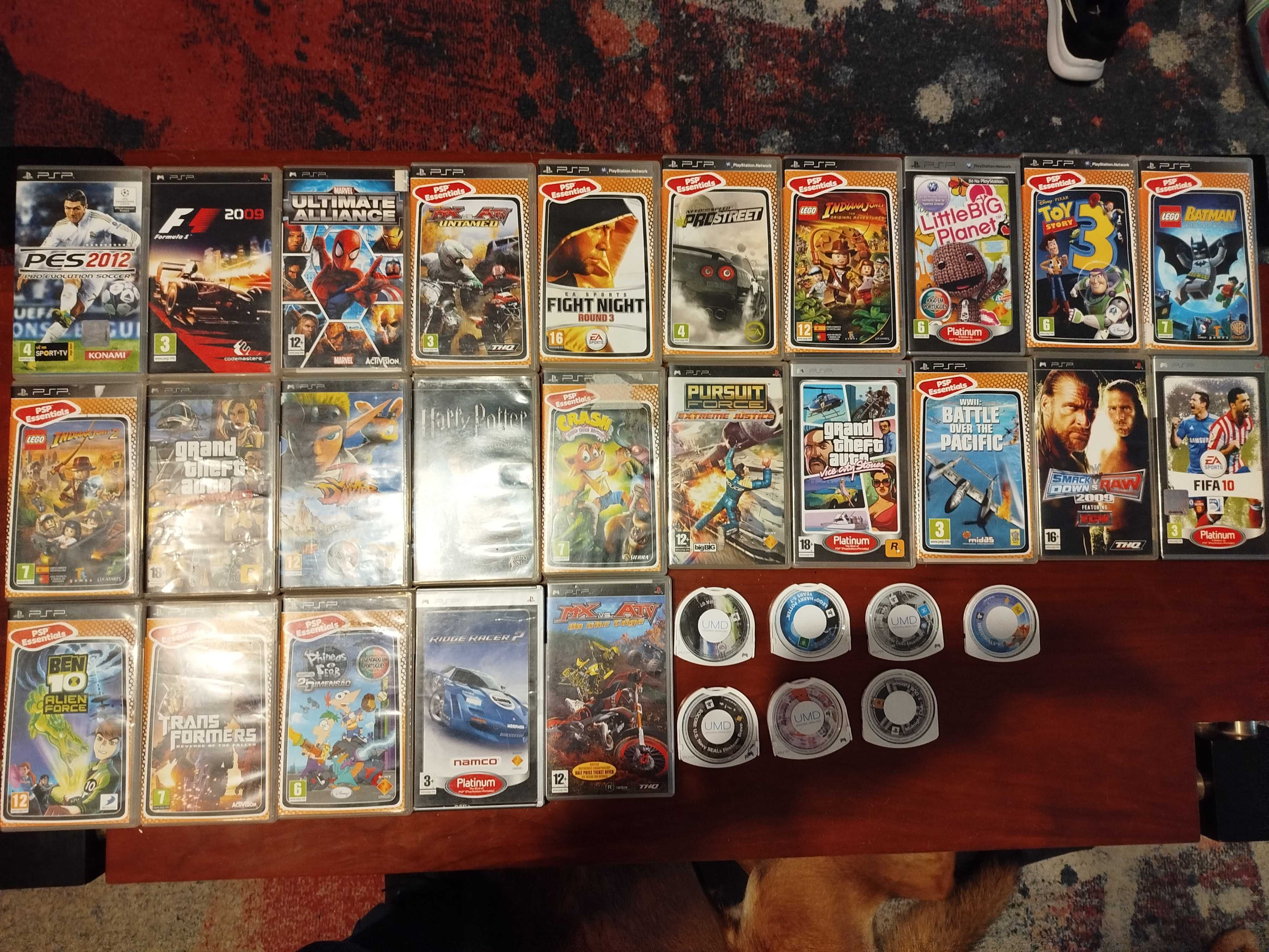 PSP a funcionar a 100% com vários jogos