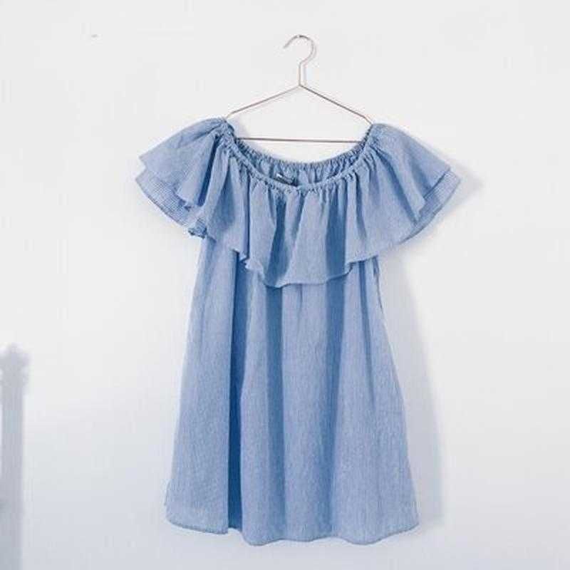 Хлопковое платье зара сарафан туника с оборками для девочки от ZARA