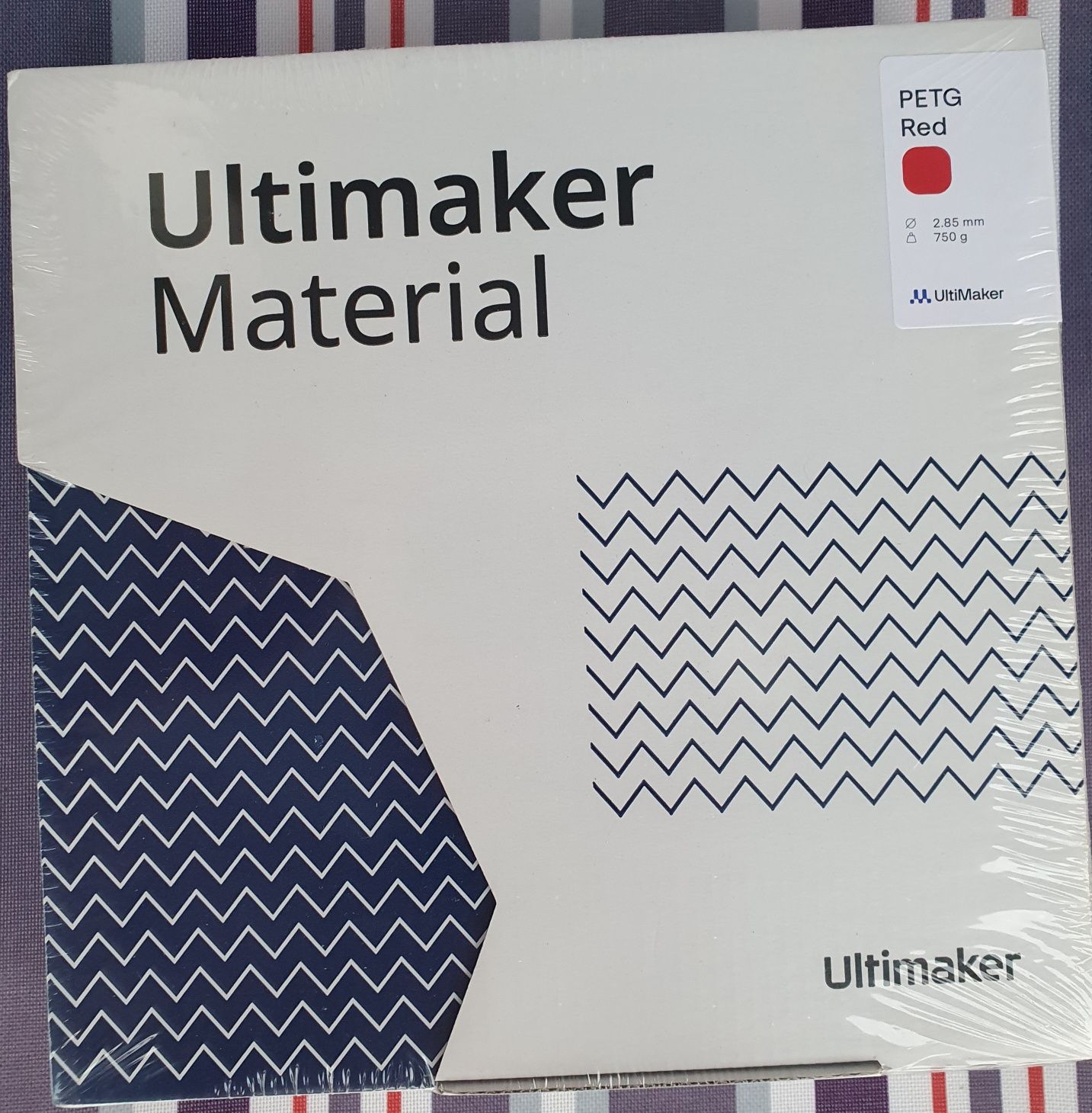Ultimaker 2.85mm Red ABS 3D Printer Filament, 750g, czerwony