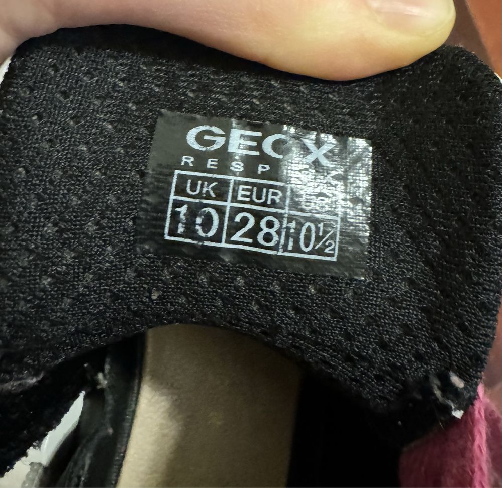 Джеокс 28 размер geox ботинки кеды