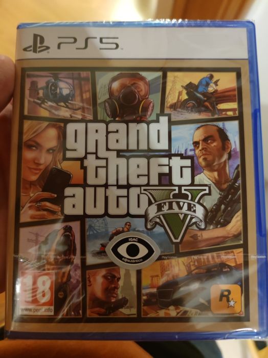 GTA V PS5 novo selado