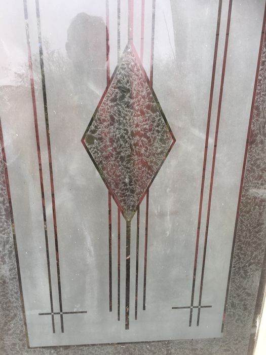 Drzwi z szybami bardzo stare