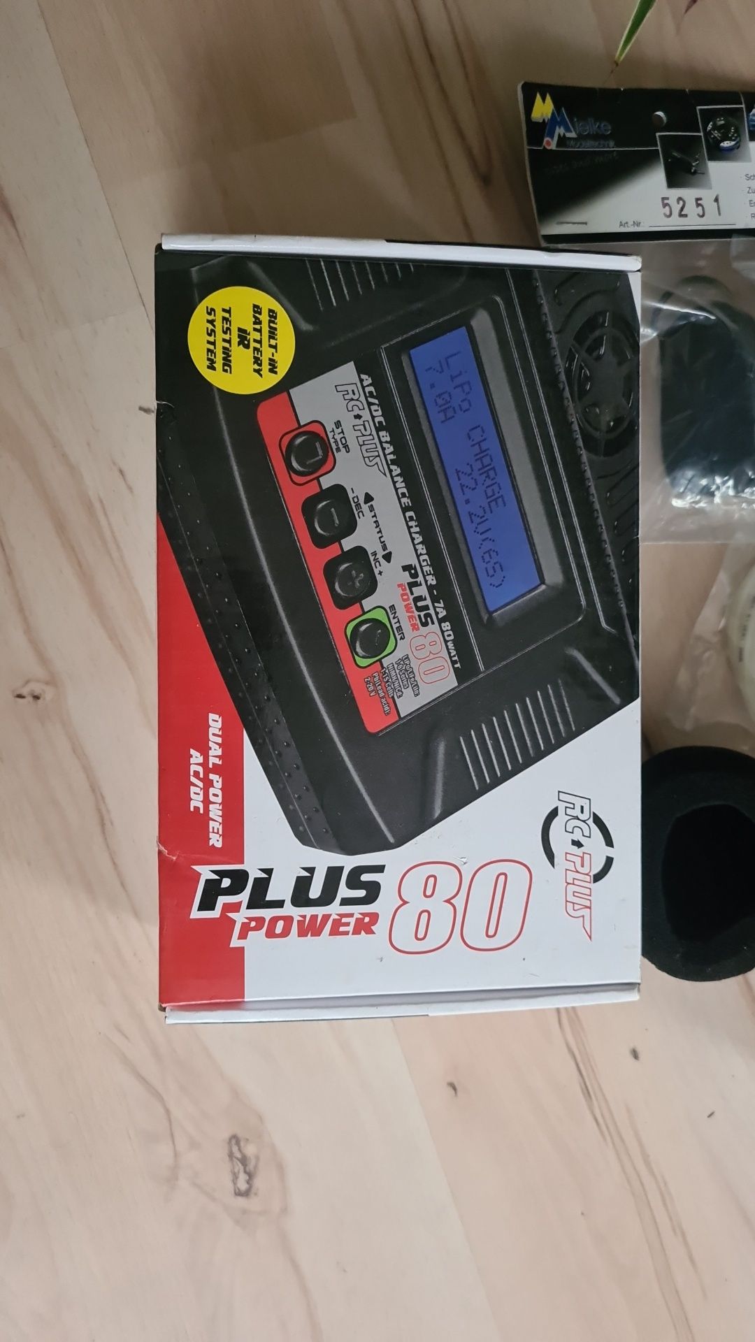 RC Części Ładowarka Lipo Akku RC Plus Power 80 Petrol Harm FG Carson