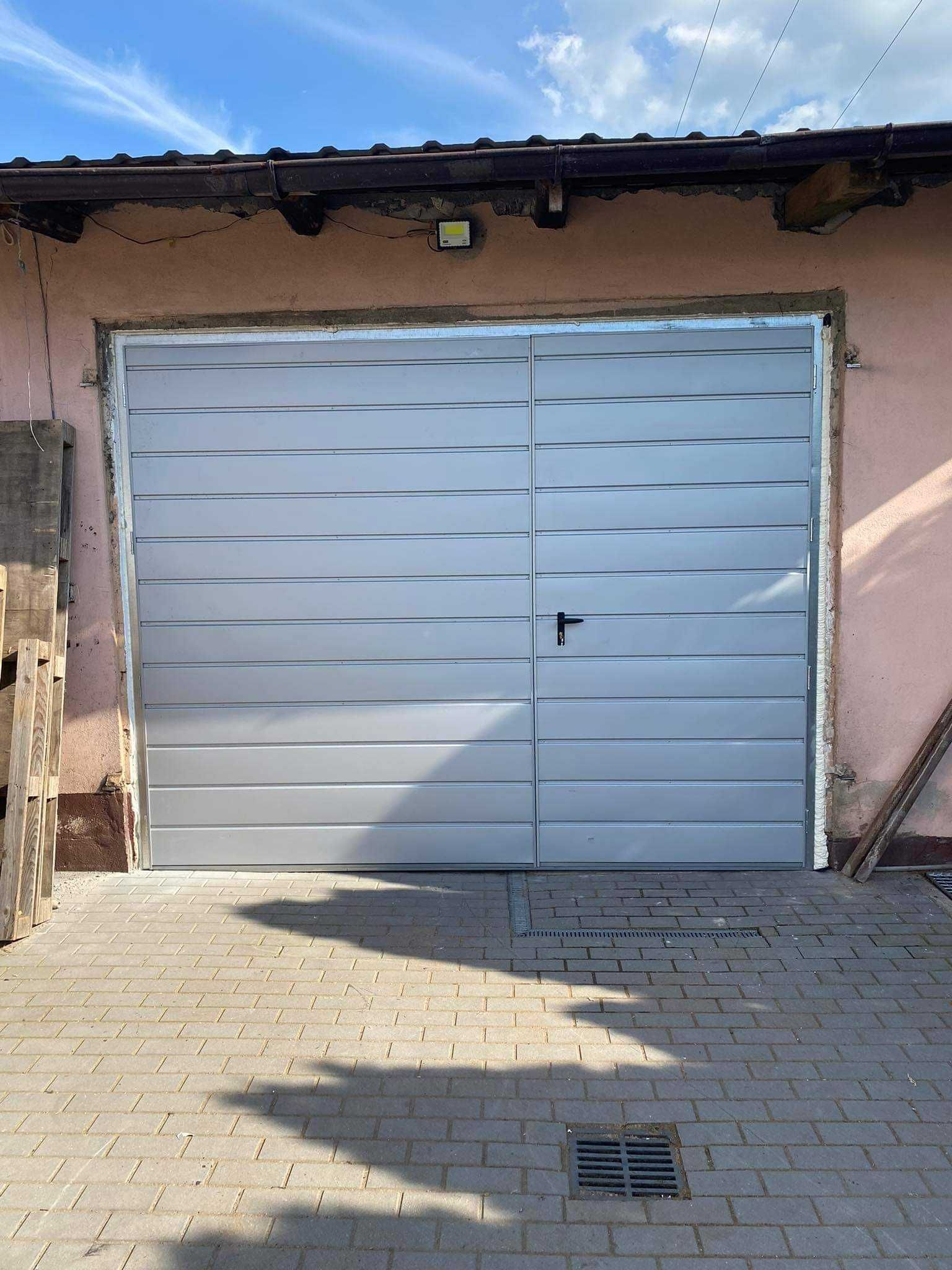 Brama garażowa Drzwi stalowych Bramy garażowe do muru Brama na wymiar