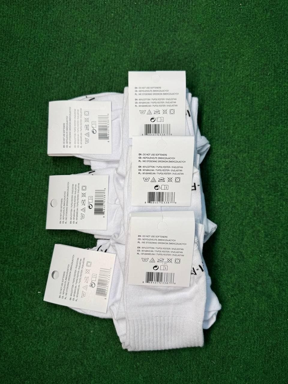 Nike Krótkie Białe Skarpety 42-45 (6 par)