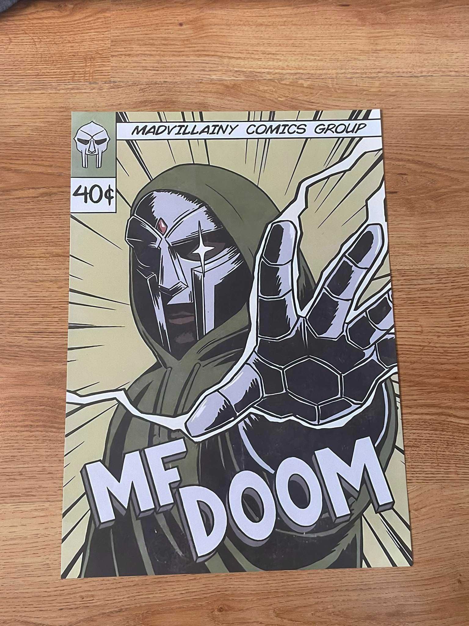 plakat mf doom madvillainy comics group