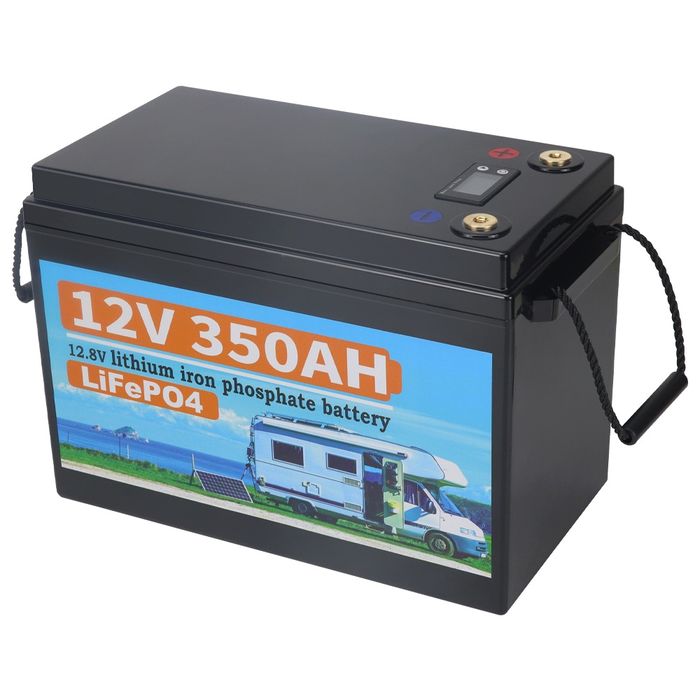 Akumulator + ładowarka, LiFePO4, 350Ah, 12V, 12.8v, BMS, LFP
