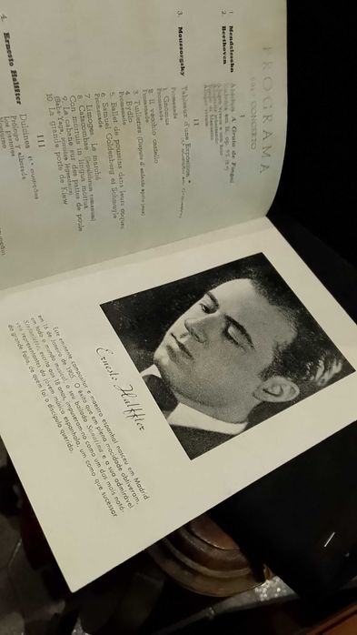 Programa Teatro S. João 1946 Ernesto Halffter