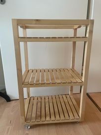 Ikea RÅGRUND Wózek, bambus, 42x33x76 cm