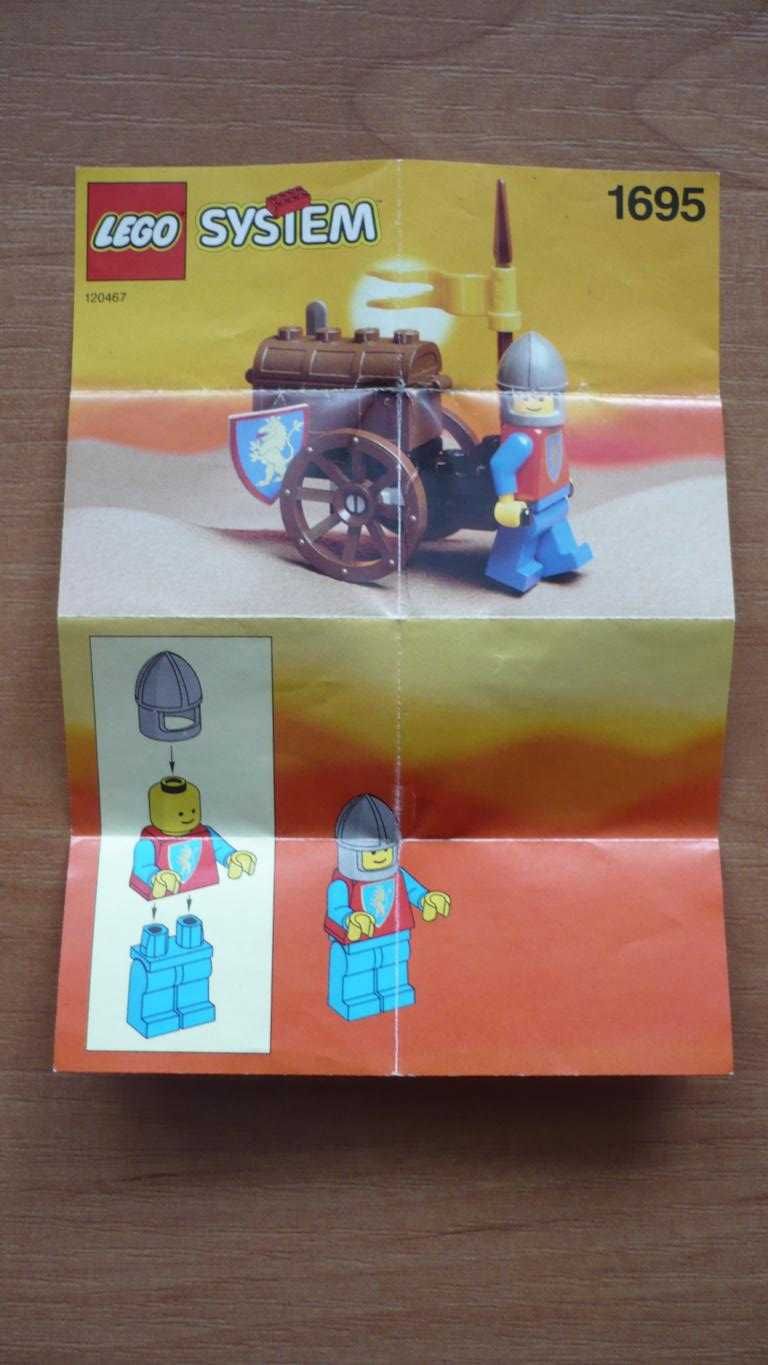 Klocki LEGO® 1695 Castle - Treasure Chest 1992r. Kompletność 100%