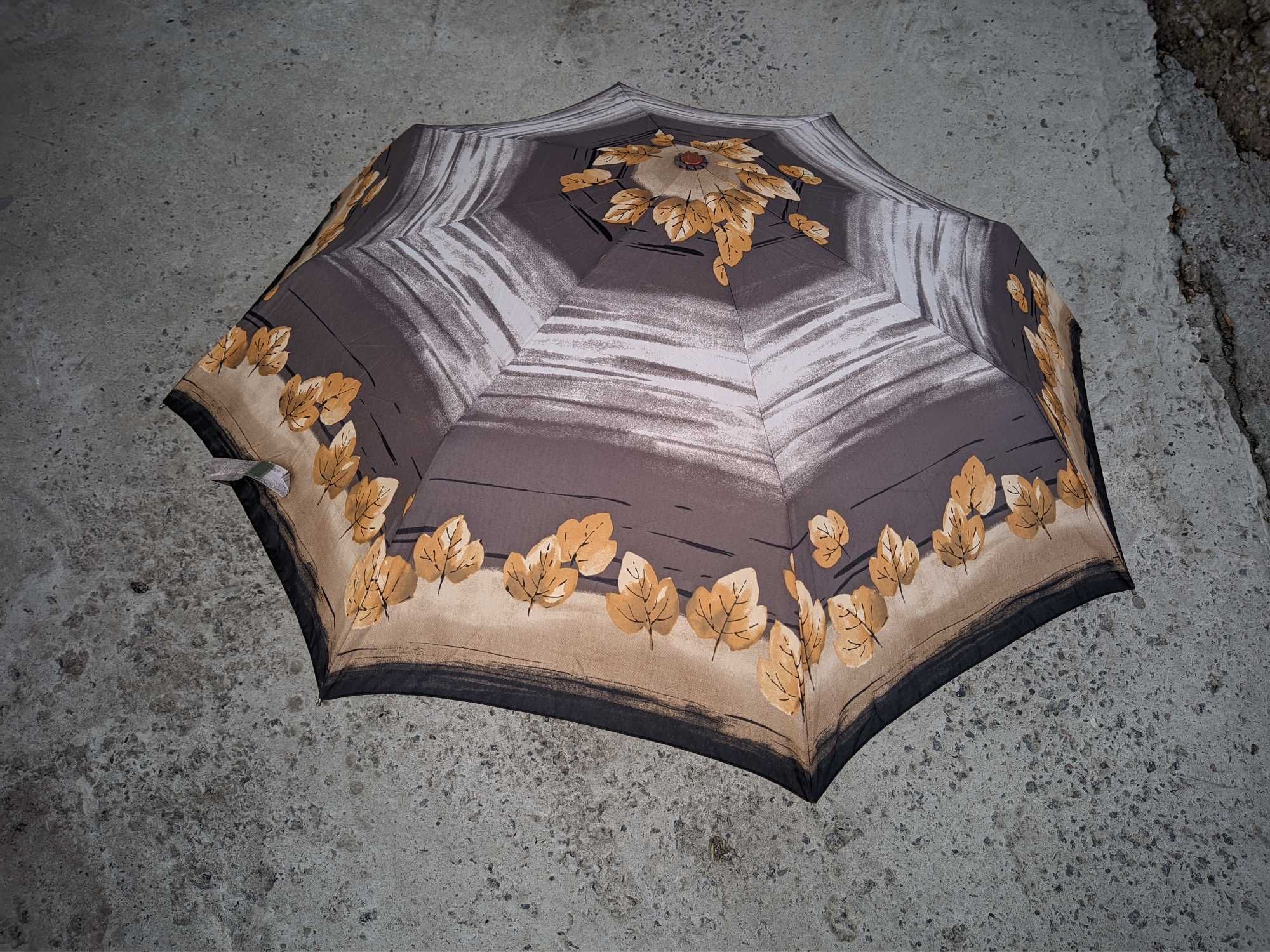 Парасолька зонтик коричневый