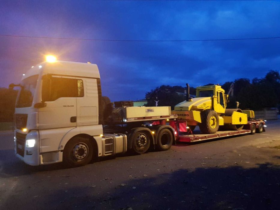 Transport maszyn budowlanych i rolniczych