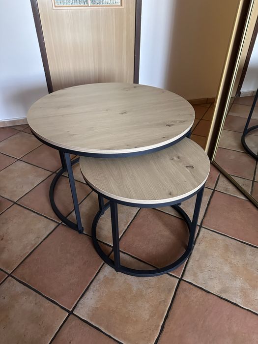 Zestaw komplet dwóch stolików
