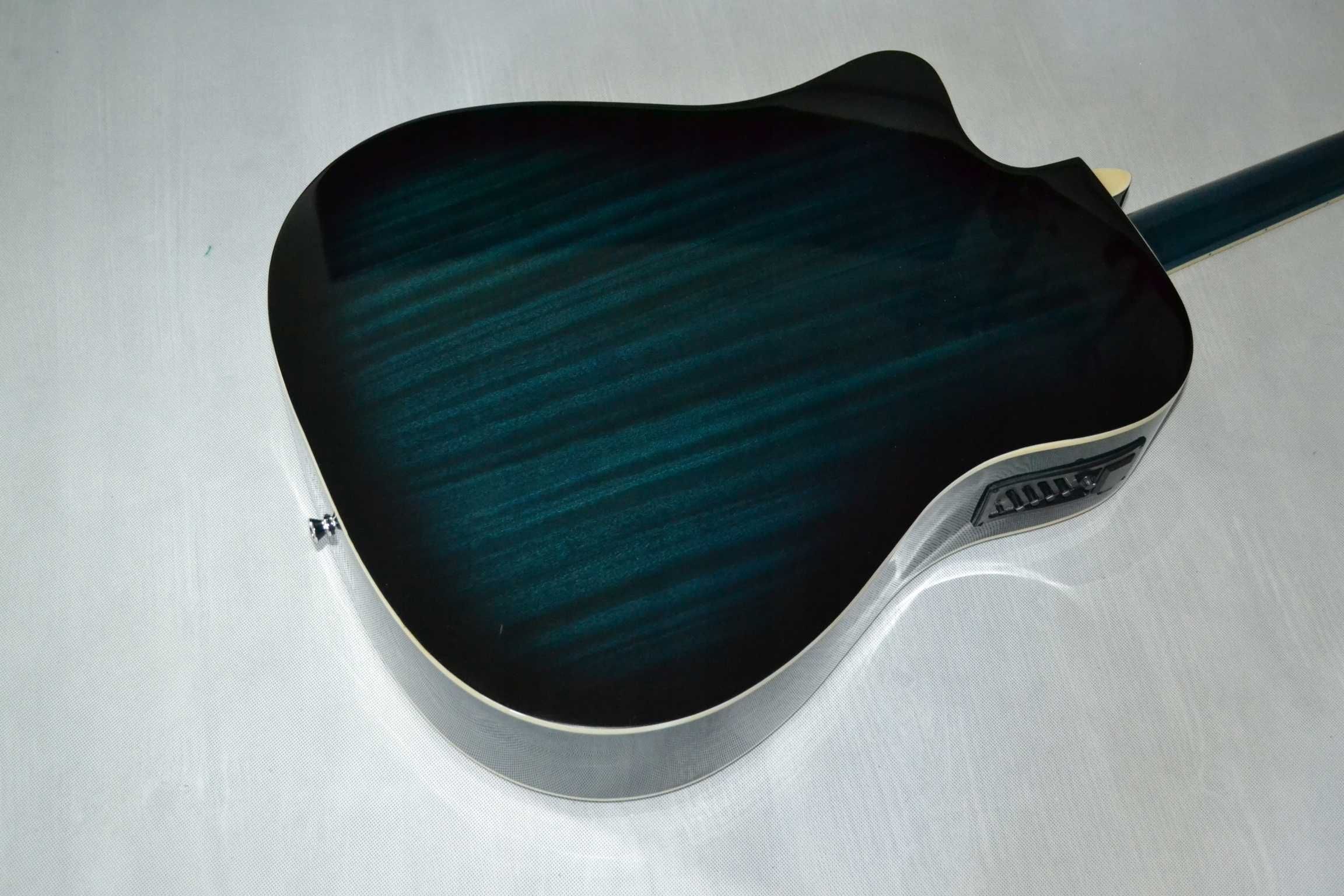 Harley Benton D-120CE TBS nowa gitara elektroakustyczna -ustawiona!