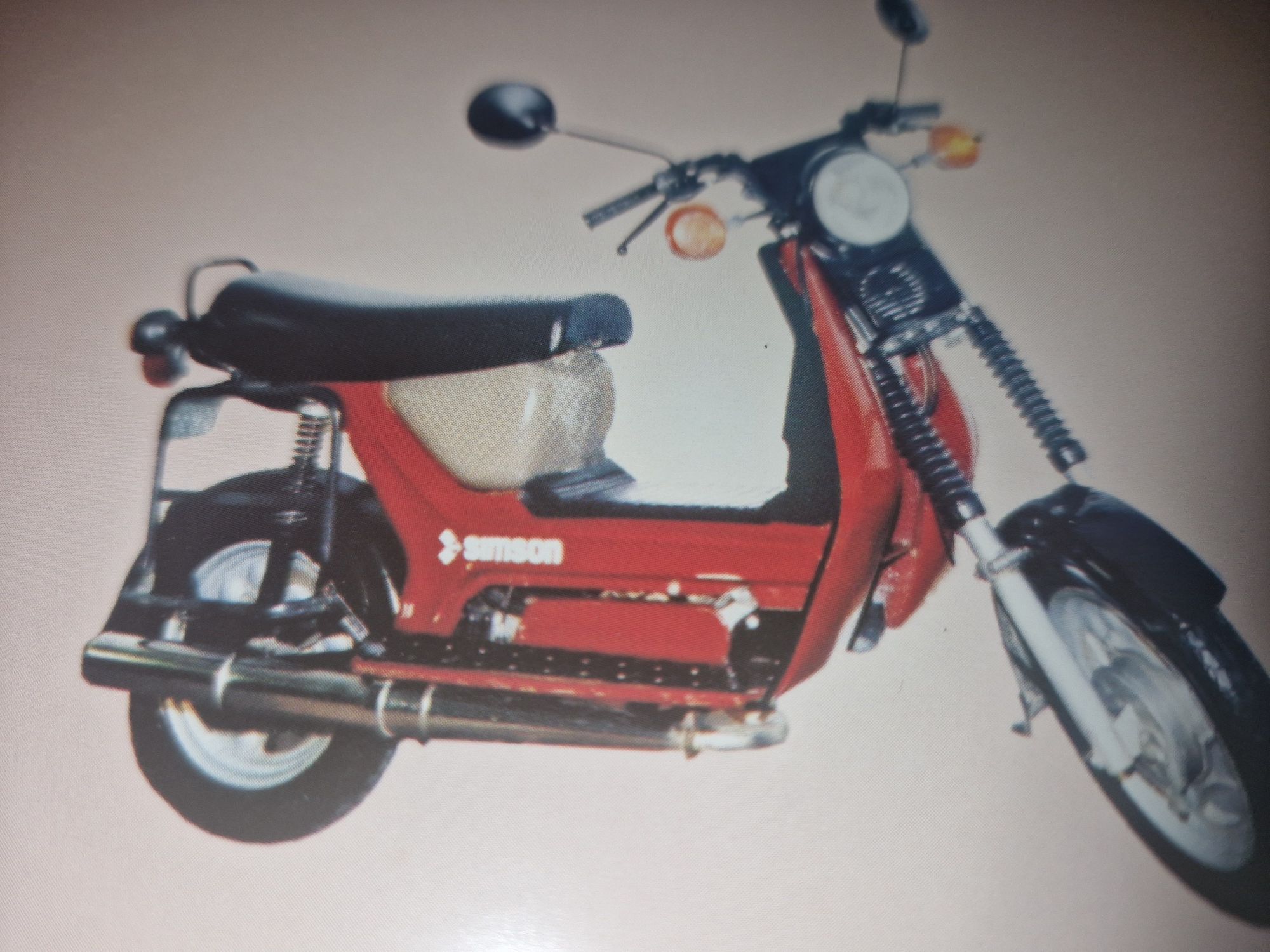 Instrukcja obsługi katalog części rama silnik Simson sr50/sr80/
