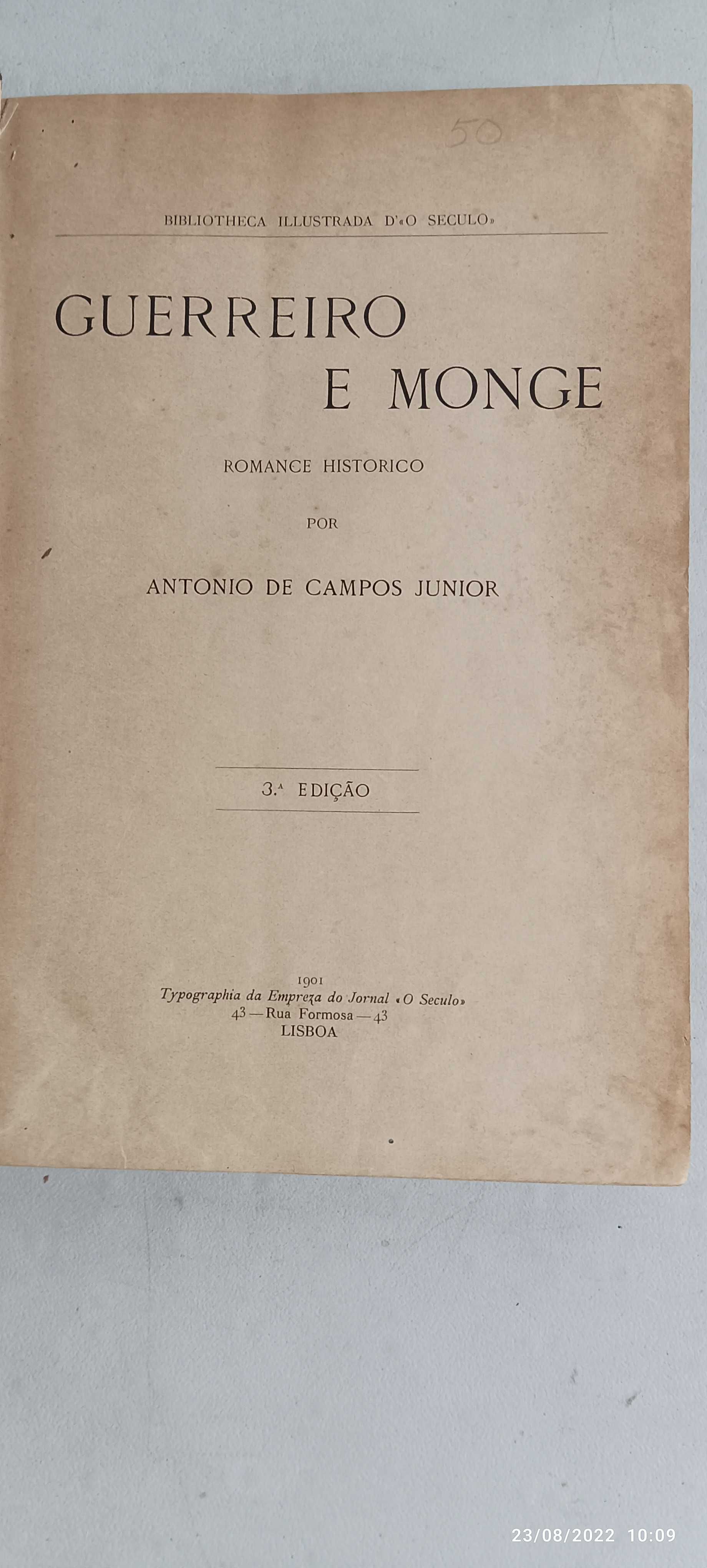 Livro Pa-4 -António De Campos Júnior - Guerreiro e Monge