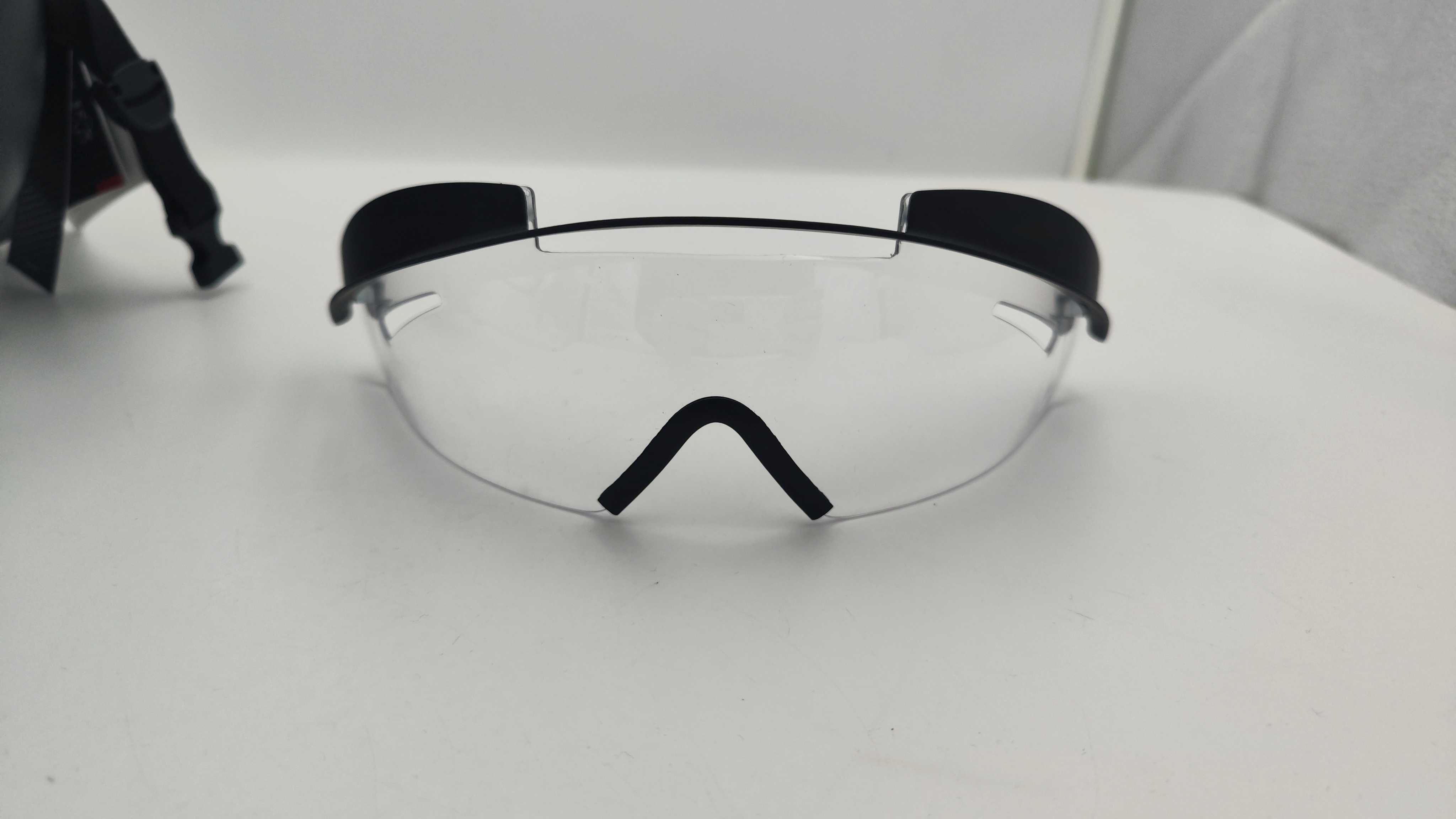 Kask Rowerowy Z Okularami Przyłbicą Agu Urban 54-58cm (AC57)