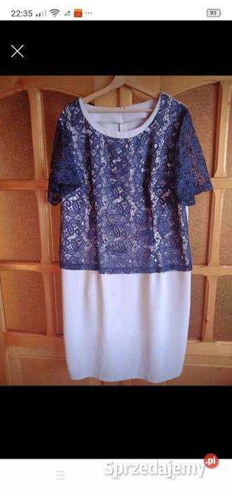 pieknkna sukienka duzy rozm