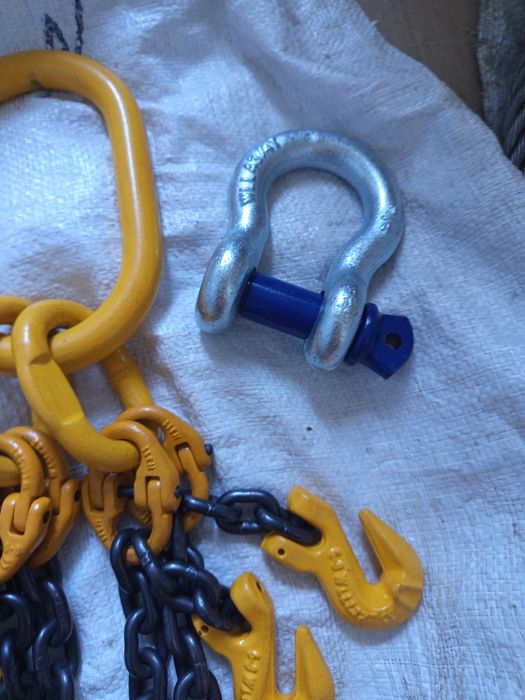 Строп, чалка, павук ланцюговий, цепний 4СЦ для маніпулятора та екскава