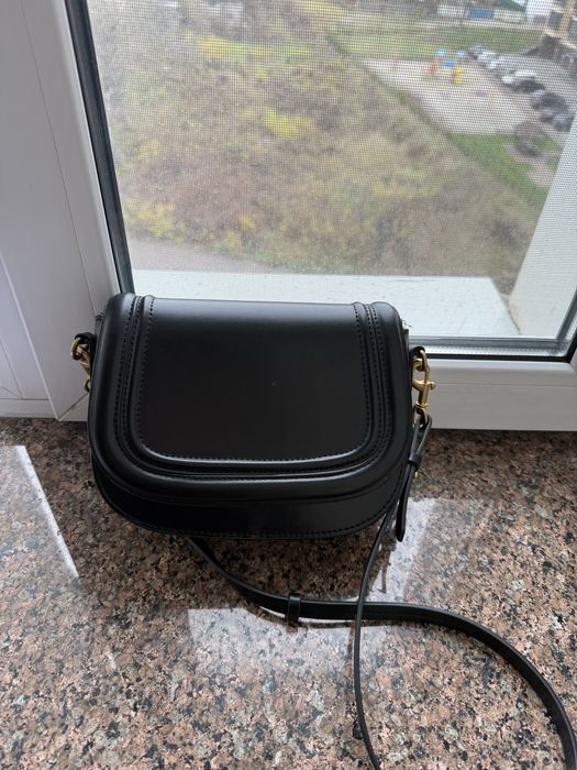 Сумка Zara екошкіра (чорна)