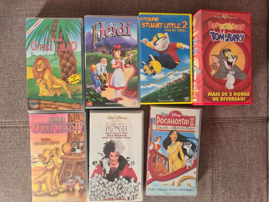 Cassetes VHS, como nivas