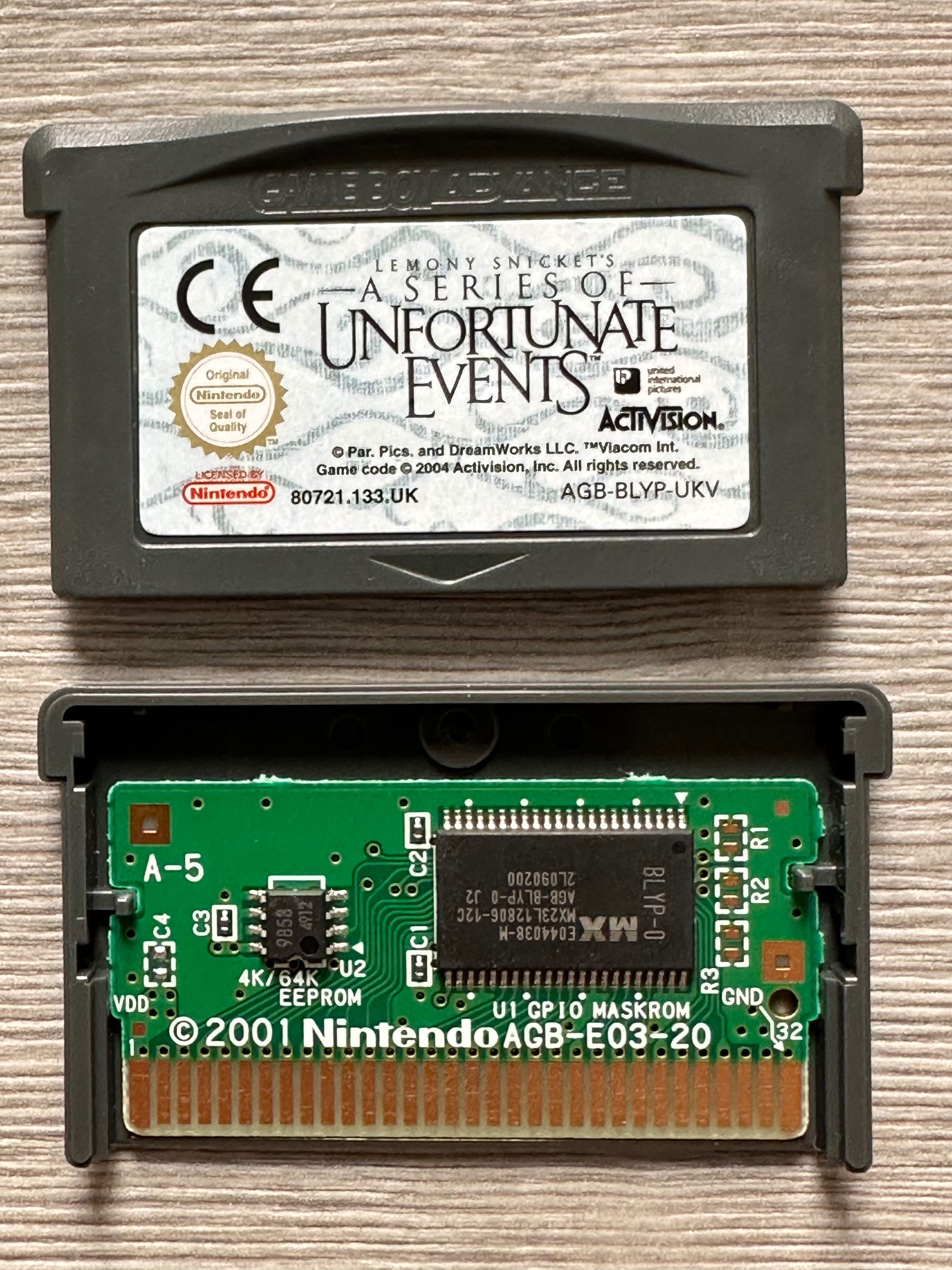 A Series of Unfortunate Events / Game Boy Advance