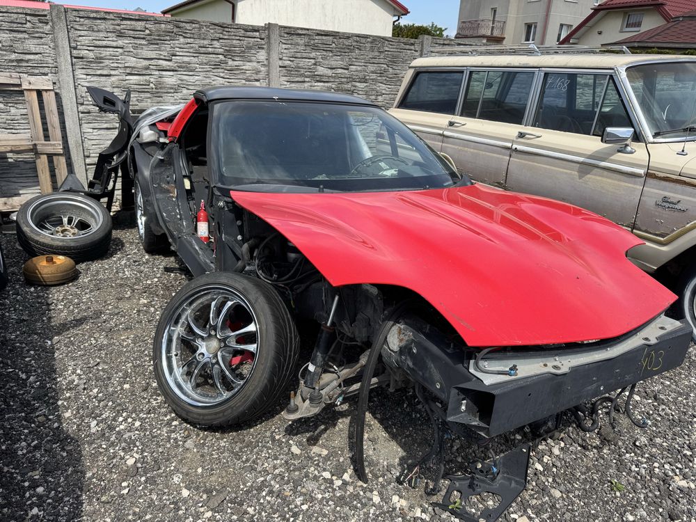 Corvette c5 czesci maska lampa zderzak