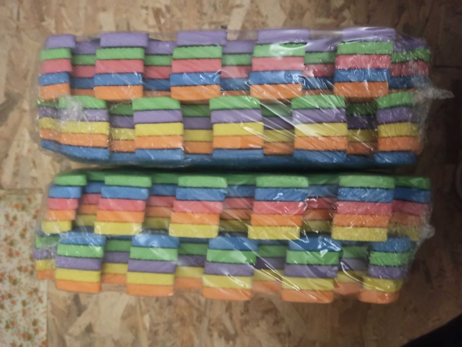 Мягкие коврики-пазлы. Транспорт. Животные+фрукты